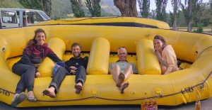 L'équipe Oïe Oïe Oïe Rafting
